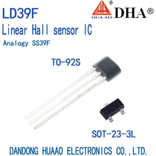 LD39F SS39F Linear Hall sensor ASIC TO-92S SOT-23L
