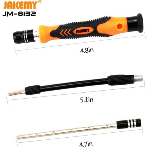 JAKEMY JM-8132 45 IN 1 Wholesale High Quality DIY Hand Tool Magnetic Precision Screwdriver Set for Cellphone Laptop Game pad