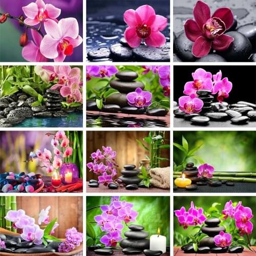 5D DIY Diamond Painting Flower Rhinestone Art Picture Cross Stitch Bead Kit Full Diamond Embroidery Mosaic Decoration Gift