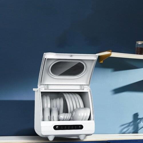 220V Installation-free Dishwasher Household Small Drying UV Lamp Disinfection Automatic Installation-free Desktop Dishwasher