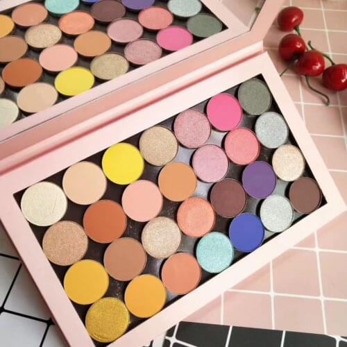 Golden Sand Streamer Brand 28 Colors Magnetic Sucker Eye Shadow Pallete Matte Pearl Bright Peach Blossom Makeup Girl Lazy