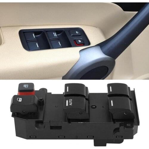 Window Switch Front Left Side ABS Perfect Fitting Car Window Switch 35750-SWA-K01 for Honda CR-V 2007-2011