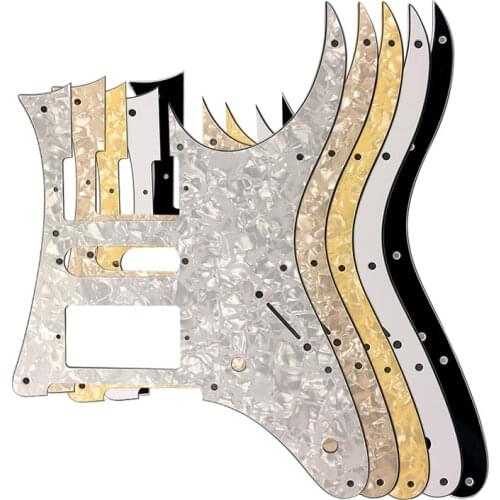 Pleroo Custom electric Guitar Parts - For MIJ Ibanez RG 350 DXZ Guitar Pickguard HSH Humbucker Pickup Scratch Plate
