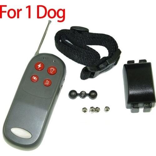 Portable 4 In 1 Dog Collar Electric Dog Training Collar Remote Long Range Shock Vibration Collar Dog Barking Control With Remote