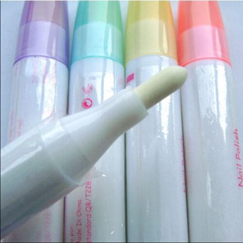 5pc Pro Manicure Nail Art Corrector Pen Nail Polish Remover Cleaner + 3 Replacement Tips