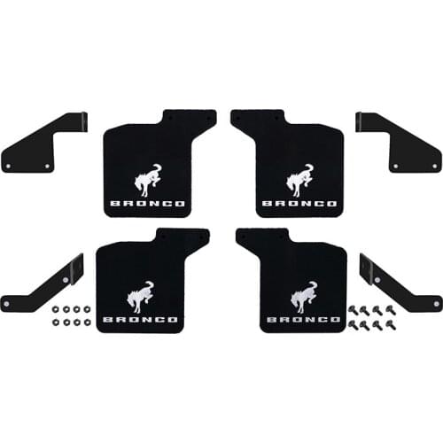 Rubber Front and Rear Fenders Mud Flaps for Traxxas TRX4 2021 Ford Bronco 1/10 RC Cawler Car Upgrade Parts Accessories