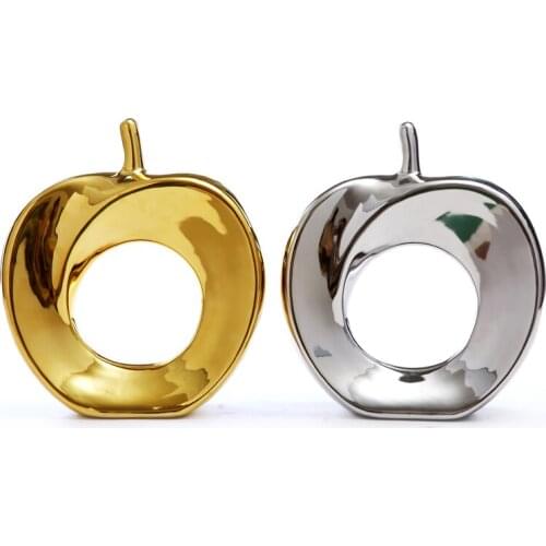 Modern Simple Ceramic Crafts Fashion Home Decoration Living Room TV Cabinet Wine Cabinet Apple Money Arrangement