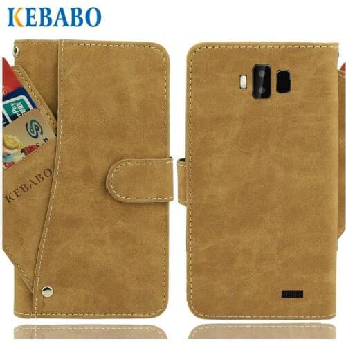 Vintage Leather Wallet Jinga Joy PRO Case 5.5" Flip Luxury 3 Front Card Slots Cover Magnet Stand Phone Protective Bags