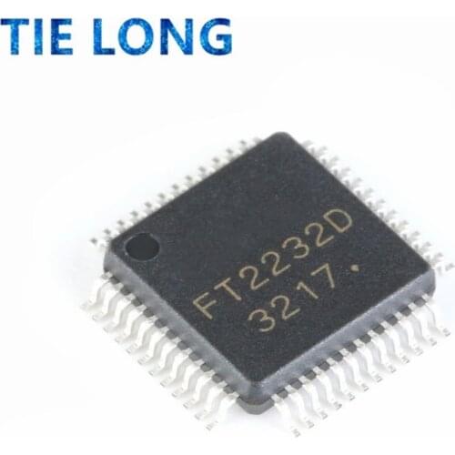 1pcs/lot FT2232D FT2232 FTDI QFP-48 In Stock