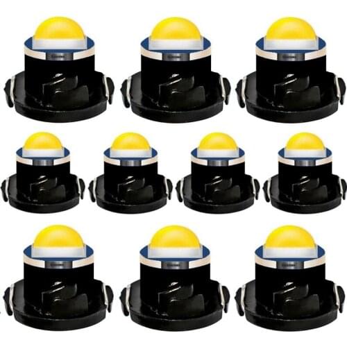 10pcs T4 T4.2 LED Super Bright High Quality LED Car Board Instrument Panel Lamp Auto Dashboard Warming Indicator Wedge Light 10X
