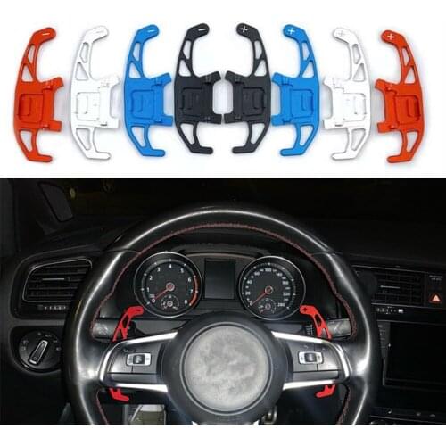 2Pcs Car-styling Car Steering Wheel Shift Paddle Shifter Extended For VW GOLF GTI R GTD GTE MK7 7 POLO GTI Scirocco
