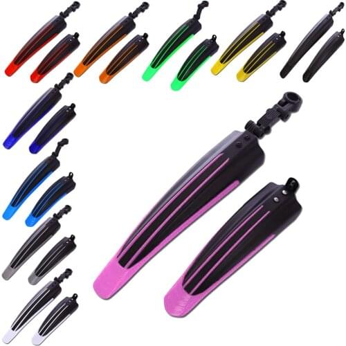 2Pcs Bicycle Fenders Mountain Road Bike Mudguard Front Rear MTB Mud Guard Wings For Bicycle Accessories