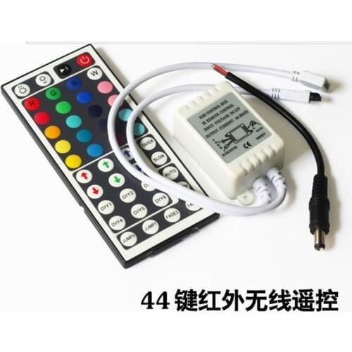 2021 Christmas new arrivals!! 44 key IR Remote controller for 5050 RGB SMD LED Strip 12V 72W 3 channels