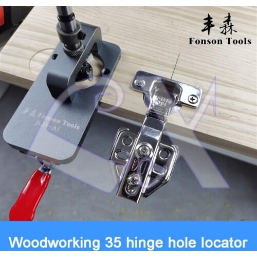 35MM Hinge Hole Opener Woodworking Tools Cabinet Door Aircraft Hinge Door Hinge Hardware Damping Hydraulic Buffer