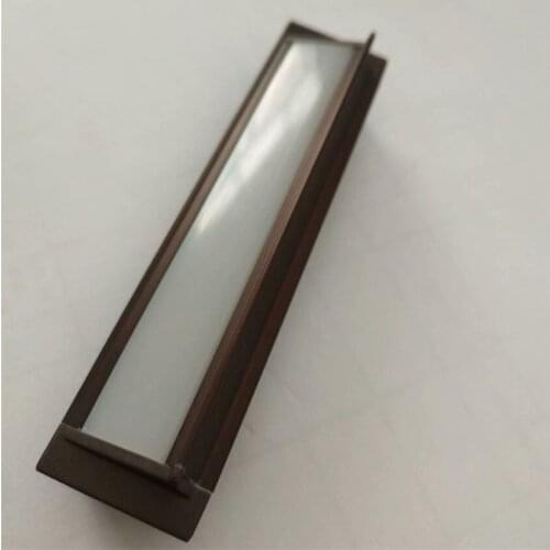 Free Shipping top manufacturer standard aluminum black anodizing profile 2m/pcs 100m/lot