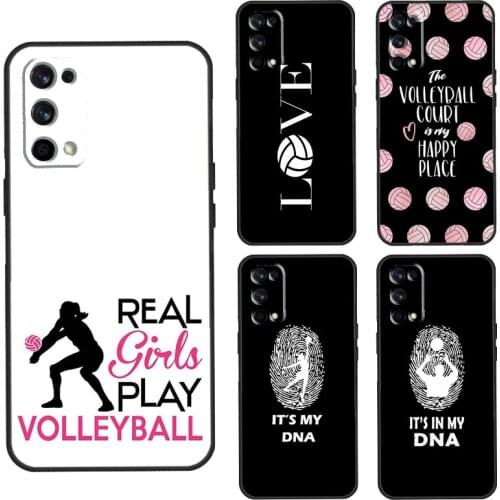 Love Play Volleyball Case For Realme 6 7 8 Pro 7i C3 C21 GT Q3 Pro Phone Cover For OnePlus 9 Pro 7 Nord 7T 8T