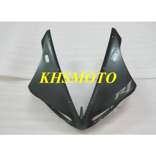 Front part Nose Injection Mold Fairing kit for YZFR1 04 05 06 YZF R1 2004 2005 2006 YZF1000 ABS black Fairings set YF35
