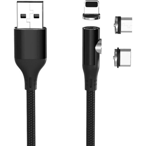 Magnetic Micro USB Type C Cable For Samsung Fast Charging Magnet Charger Android Mobile Phone Cable Wire Cord Phone Accessories