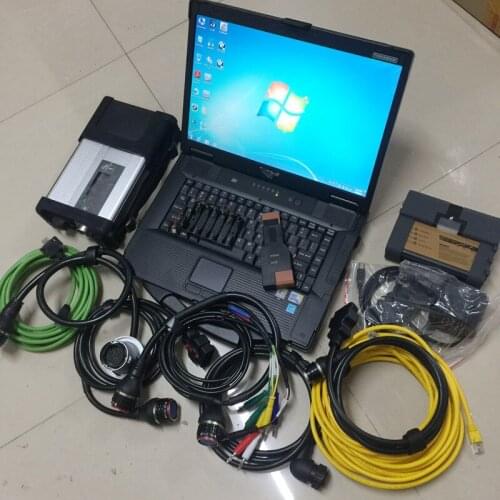 MB Star C5 SD Connect for BMW ICOM A2 B C Programming 2in1 Diagnostic Tool with 1tb Ssd Latest Software in CF52 Laptop