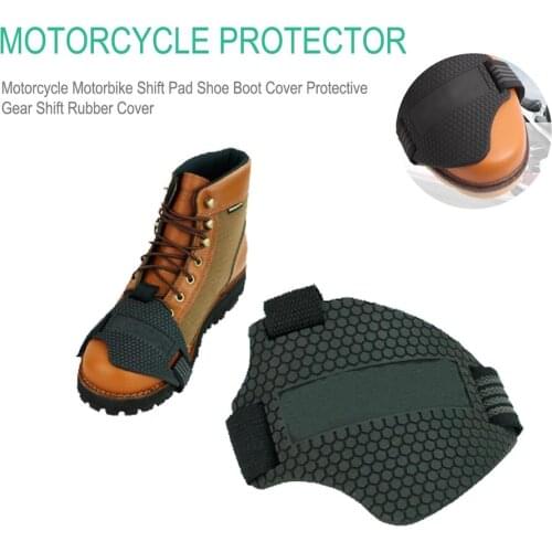 Motorcycle Motorbike Shift Pad Shoe Boot Cover TPU Soft Rubber Protective Gear Shift Rubber Cover Anti-slip Effect Protective