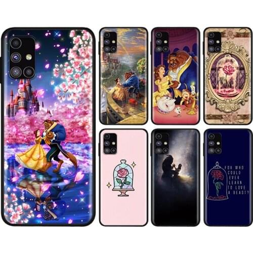 Beauty and the Beast For Samsung Note 20 10 9 8 Ultra lite Plus Pro F62 M62 M60 M40 M31S M21 M20 M10S Soft Phone Case