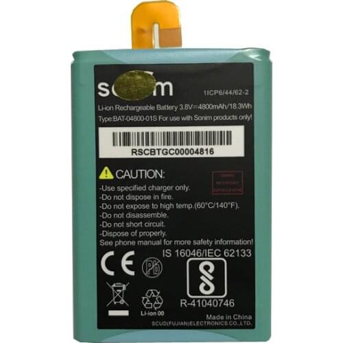 3.8V 4800mah original battery for Land rover sonim XP7700 XP7S batteries