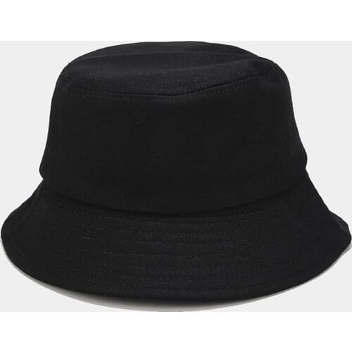 Bucket Hats Soild Summer Travel Beach Sun Hat Cap Unisex