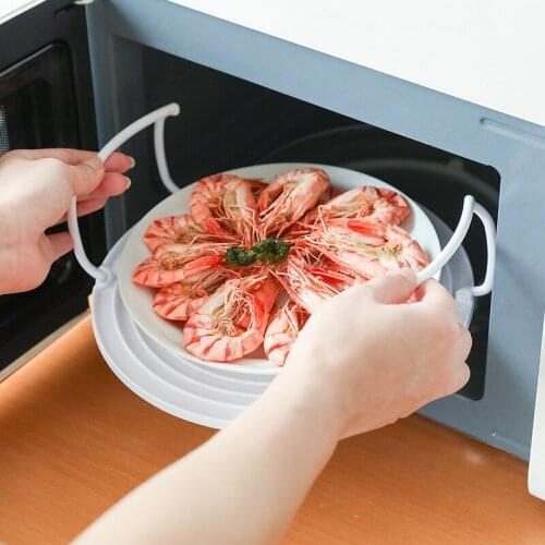 Microwave Oven Food Steamer Storage Rack Food Heating Steaming Rack Round Layered Rack Kitchen Accessories Cooking Tools