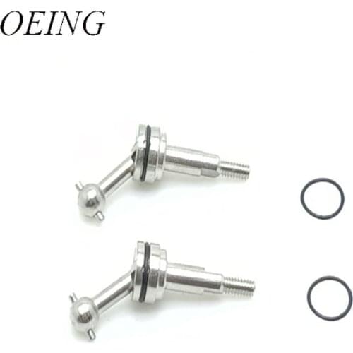 New Brand High Precision Metal CVD Oversize Steering Angle Dog Bone for MINI-Q9 Mosquito Cart &1/28 Wltoys Rc Car Upgrade Parts