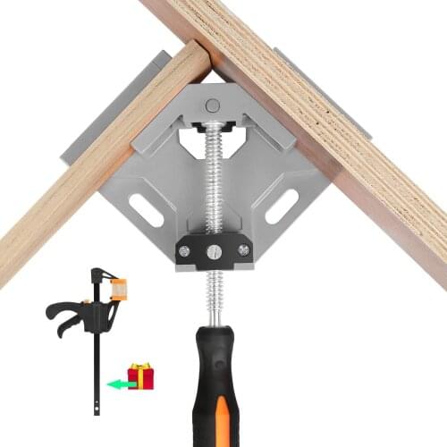 Right Angle Clamp,90 Degree Corner Clamps for Woodworking Jigs, for Cabinet Frame Drawer,4" Quick Grip Bar Clamps Included