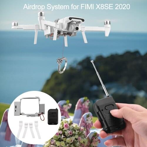 Airdrop Air Drop System for FIMI X8SE 2020 Drone Fishing Bait Deliver Life Rescue Remote Throw Thrower Transport Gift Accessory
