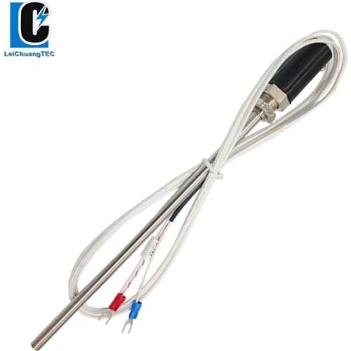 E Type stainless steel M12*1 M12*1.5 probe type thermocouple temperature probe thermocouple RTD