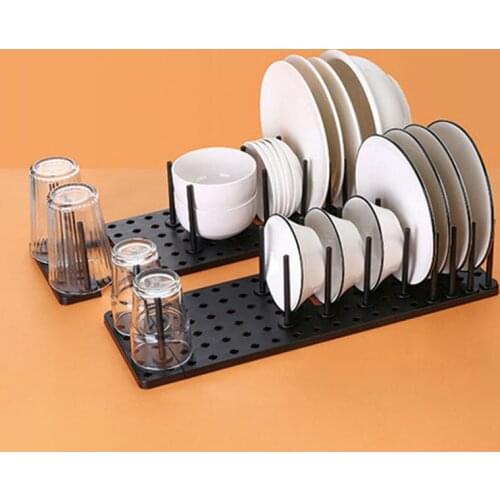 Creative Kitchen Dish Drying Rack Retractable Drain Storage Rack Adjustable Combination Drawer Type Dish Storage Rack