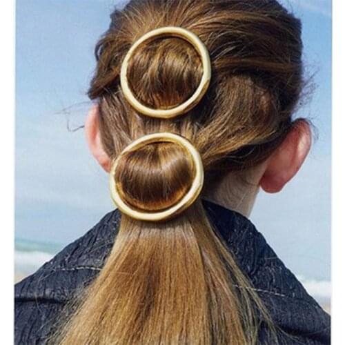 New Arrival Round Hairpin for Women Fashion Hair Wedding Pearl Accessories Indian Jewelry Beach Party Photos Hairpin Accessories