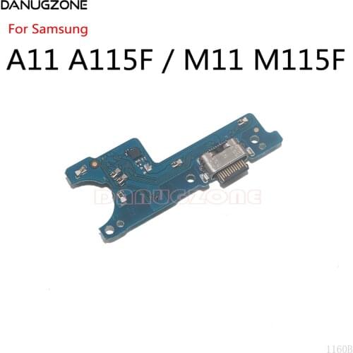 30PCS/Lot For Samsung Galaxy A11 A115F / M11 M115F USB Charging Dock Port Socket Jack Plug Connector Charge Board Flex Cable