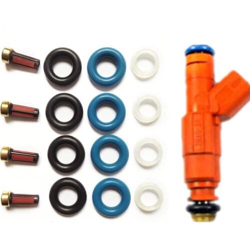 4kits fuel injector repair kits for Mazda 6 injector 0280156154 0586156156 for AY-RK057