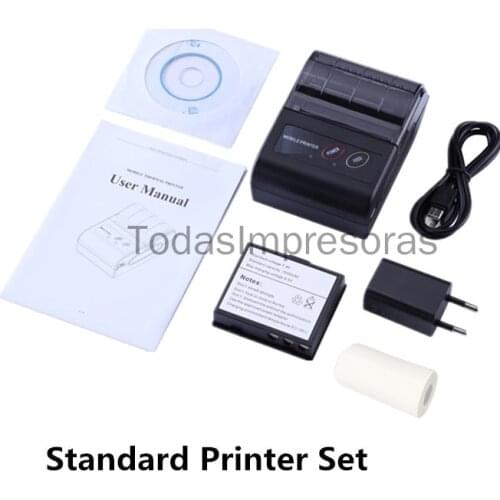 58mm Bluetooth Pocket Portable Thermal Receipt Printer Mini Wireless Notes Phone Printer Android IOS PC Eboleta Impresora Recibo