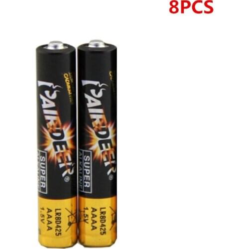8PCS/LOT 1.5V Battery AAAA LR61 Ultra Digital Alkaline Battery E96 4A Primary Dry Battery Batteries for bluetooth speaker