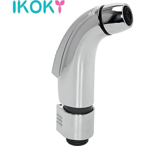 IKOKY Anal Shower Bathroom Faucet Douche Adult Sex Toys for Men Women Anal Cleaner Butt Plug Men Women Enema Vaginal Rinse