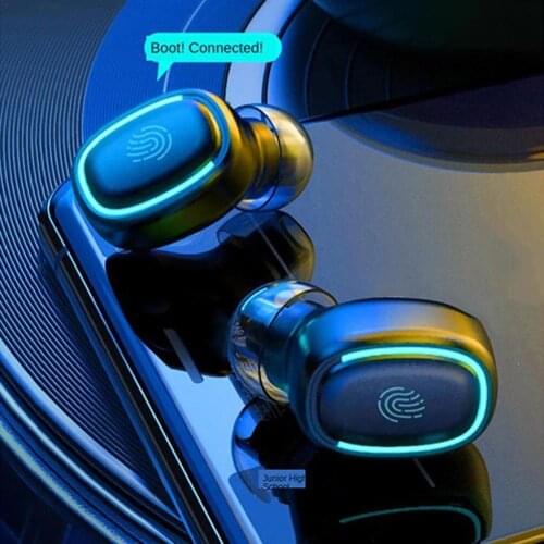 Wireless Earphone BT V5.0 TWS Wireless Bluetooth-comptible Headphone LED Display Stereo Earbuds​ With Microphone