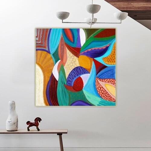 Citon Angela Sharkey《Saatchi Art Eye Of The Beholder》Canvas Oil Painting Cartoons Picture Wall Background Decor Home Decoration