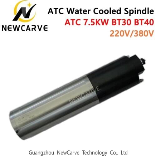 ATC Spindle Motor 7.5KW BT30 BT40 380V CNC Automatic Tool Changer Water Cooled Spindle Motor from China NEWCARVE
