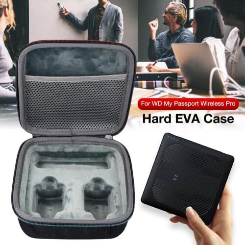 EVA Hard Disk Case Portable HDD Protection Box For WD My Passport Wireless Pro Hard Drive Storage Bag Nylon Zipper Pouch HOT