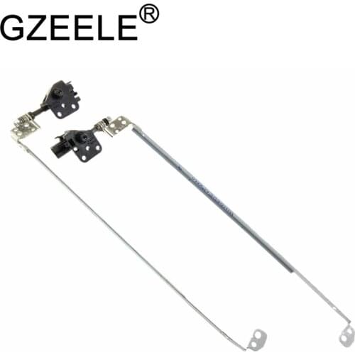 GZEELE NEW laptop lcd hinge for Dell Inspiron N5040 N5050 M5040 34.4LP02.XXX 34.4LP01.XXX Hinges with bracket Left and Right