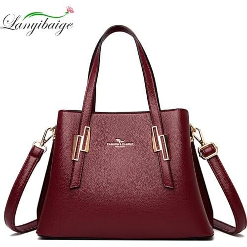 Genuine Brand Ladies Soft Leather Shoulder Bag Luxury Handbags Women Bags Designer Hand Bags For Women 2021 New High Quality Sac