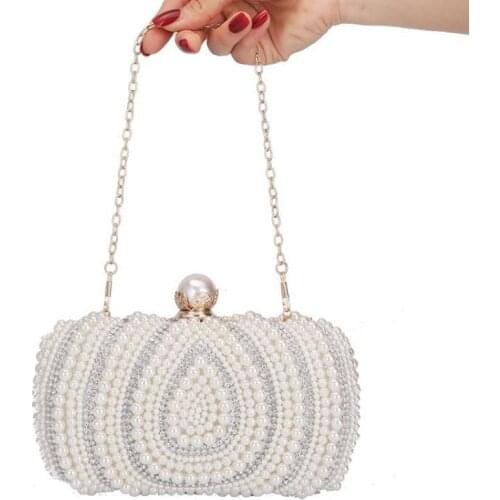 2020 New Pearls Women Dinner Bag Female Handbag European And American Banquet Evening Bag