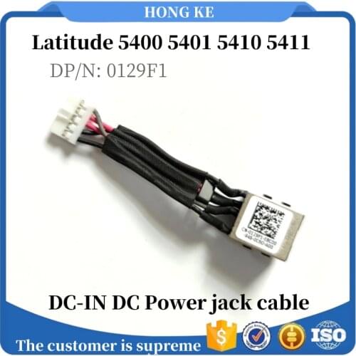 New Original DC-IN DC Power Jack Cable Dell Latitude 5400 5401 5410 5411 DP/N:0129F1