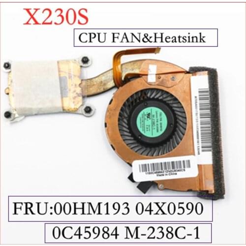 Brand new and original for Lenovo Thinkpad X230S Heatsink CPU Thermal Cooler Cooling Fan FRU 00HM193 04X0590 0C45984