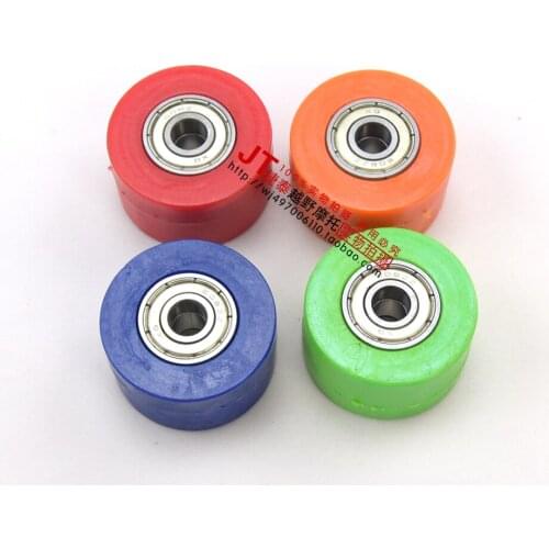 Cross Country Motorcycle Fittings Modified Chain Guide Chain Wheel Tensioning Device Rolling Wheel Anti Pulley