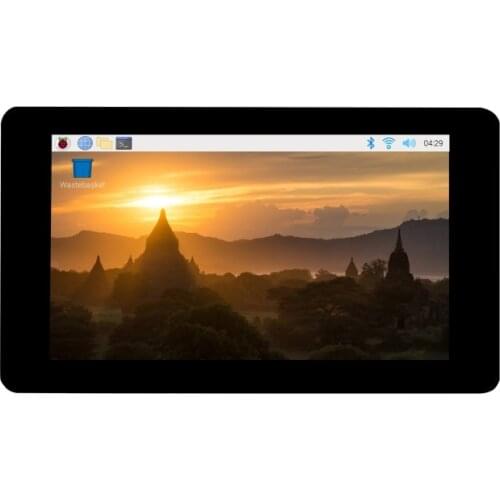 Raspberry Pi 4/3 7inch Capacitive Touch Display with 800×480 DSI Interface Support Ubuntu/Kali/WIN10 IoT